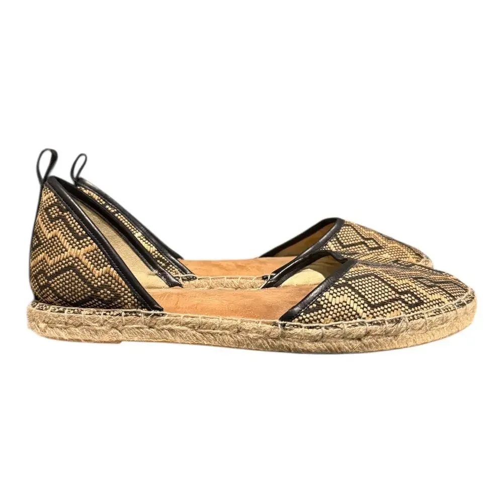 Seychelles Women’s Brown Black Slip On Espadrilles Size 10